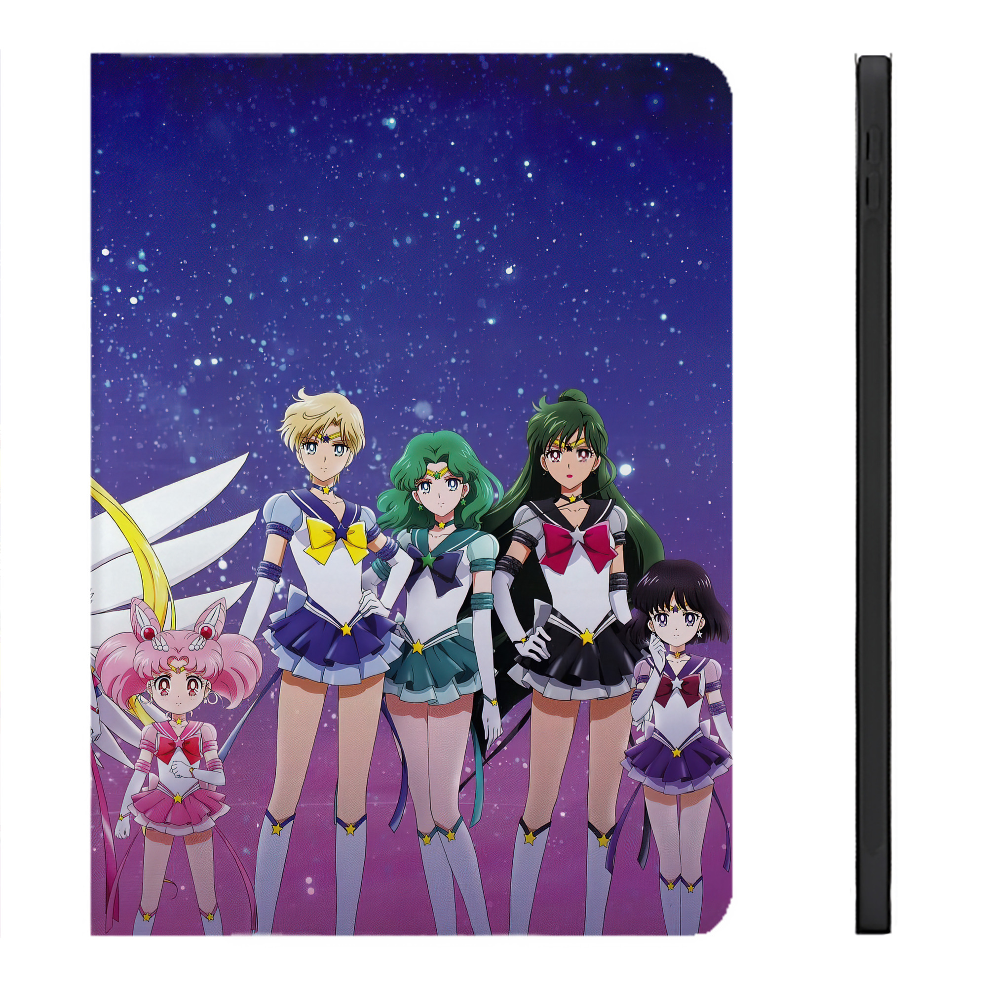 （画像用） 美少女戦士セーラームーン Sailor Moon IPadケース ペンホルダー付き ブックスタイルデザイン